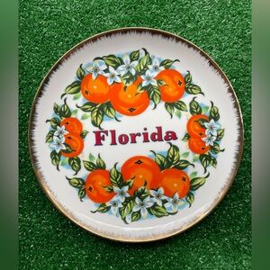 🍊Vintage Florida Souvenir State Plate